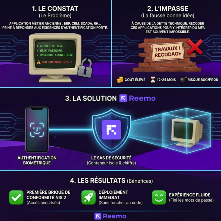 NIS 2 vs Dette Technique : Comment sécuriser vos applications Legacy sans réécrire une ligne de code ?